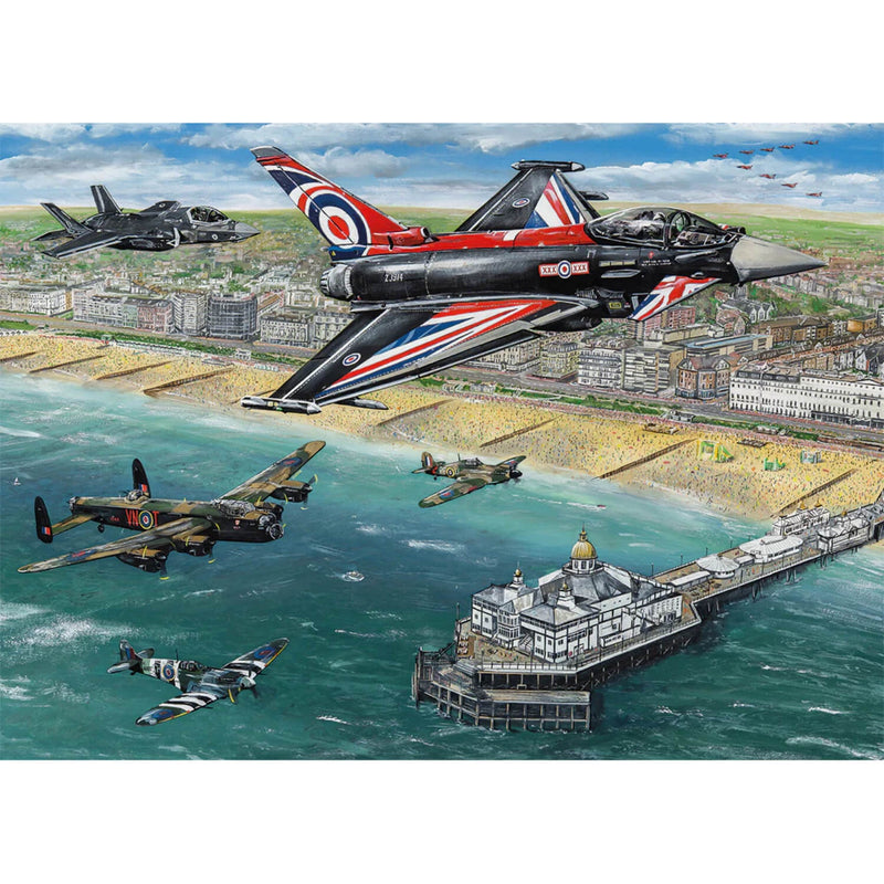 Gibsons 1000 Piece Jigsaw Puzzle - Airshow Over Eastbourne