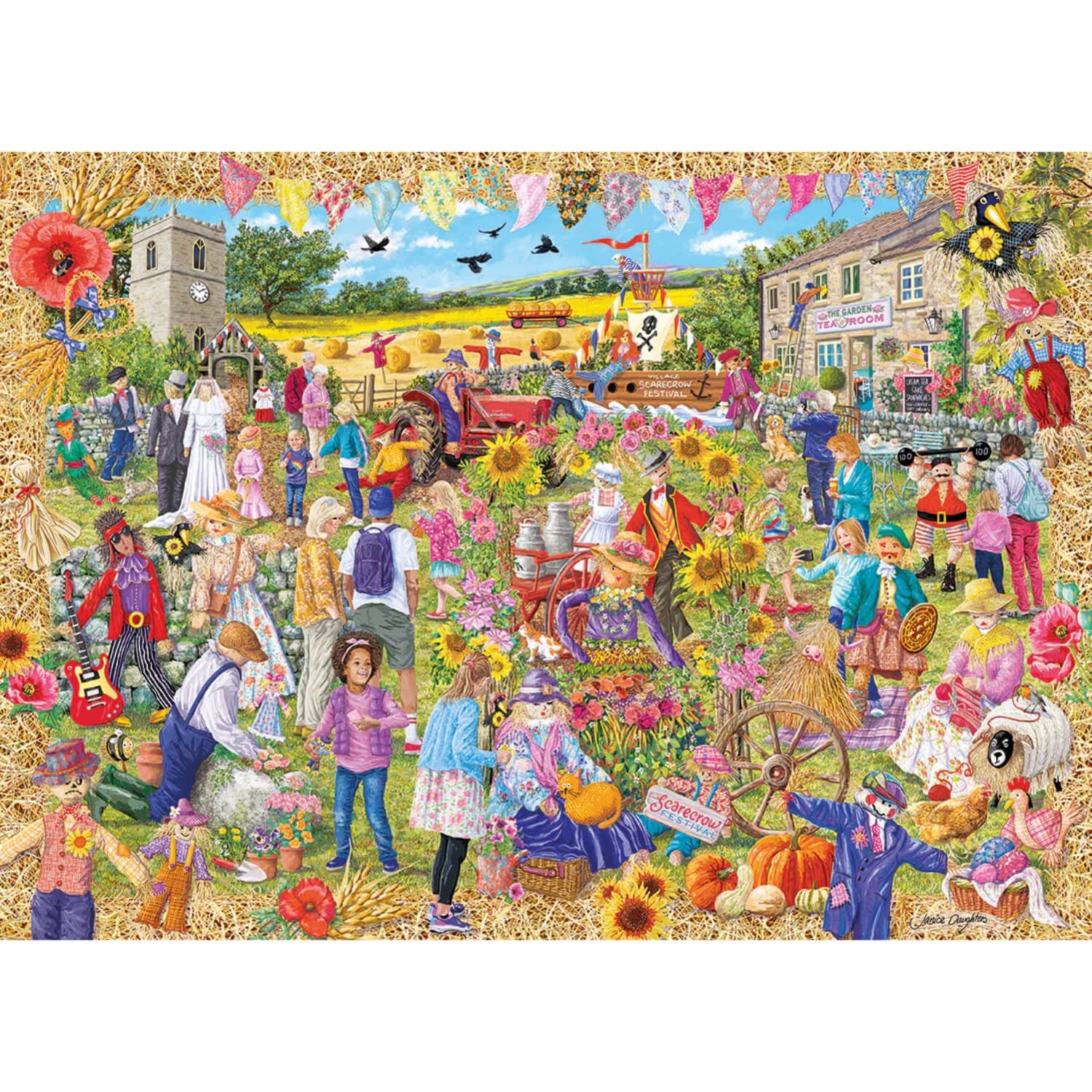 Buy Gibsons | 1000 Piece Jigsaw Puzzle - Scarecrow Festival – Potters ...