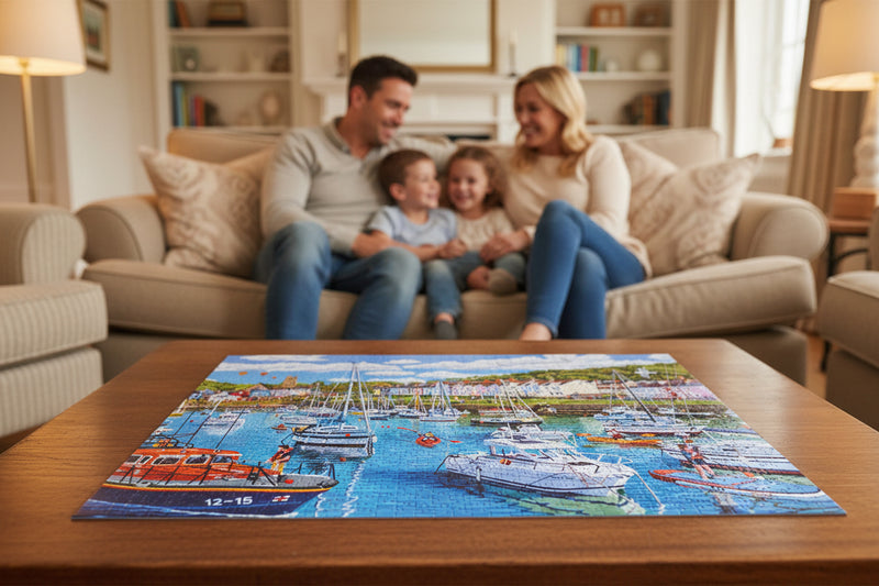 Buy Gibsons | 1000 Piece Jigsaw Puzzle - Aberaeron Cardigan Bay ...