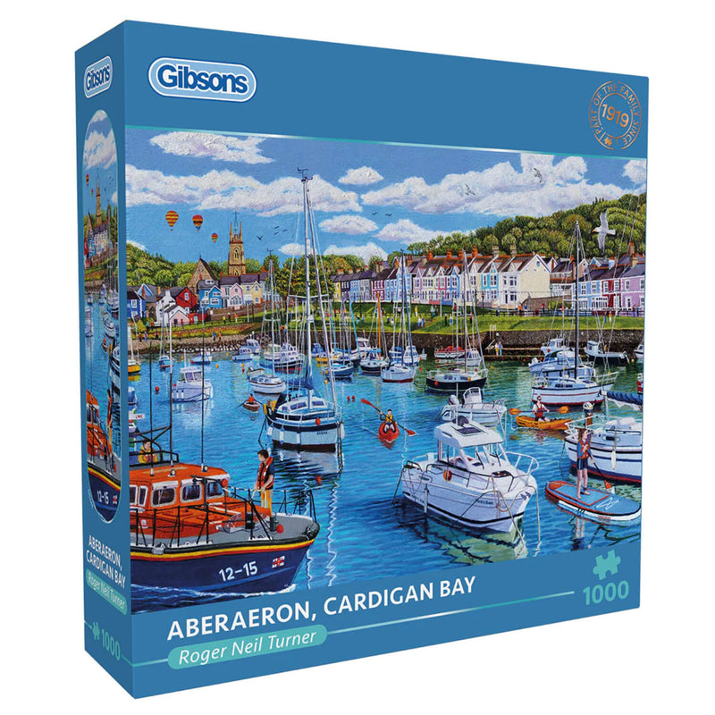 Buy Gibsons | 1000 Piece Jigsaw Puzzle - Aberaeron Cardigan Bay ...