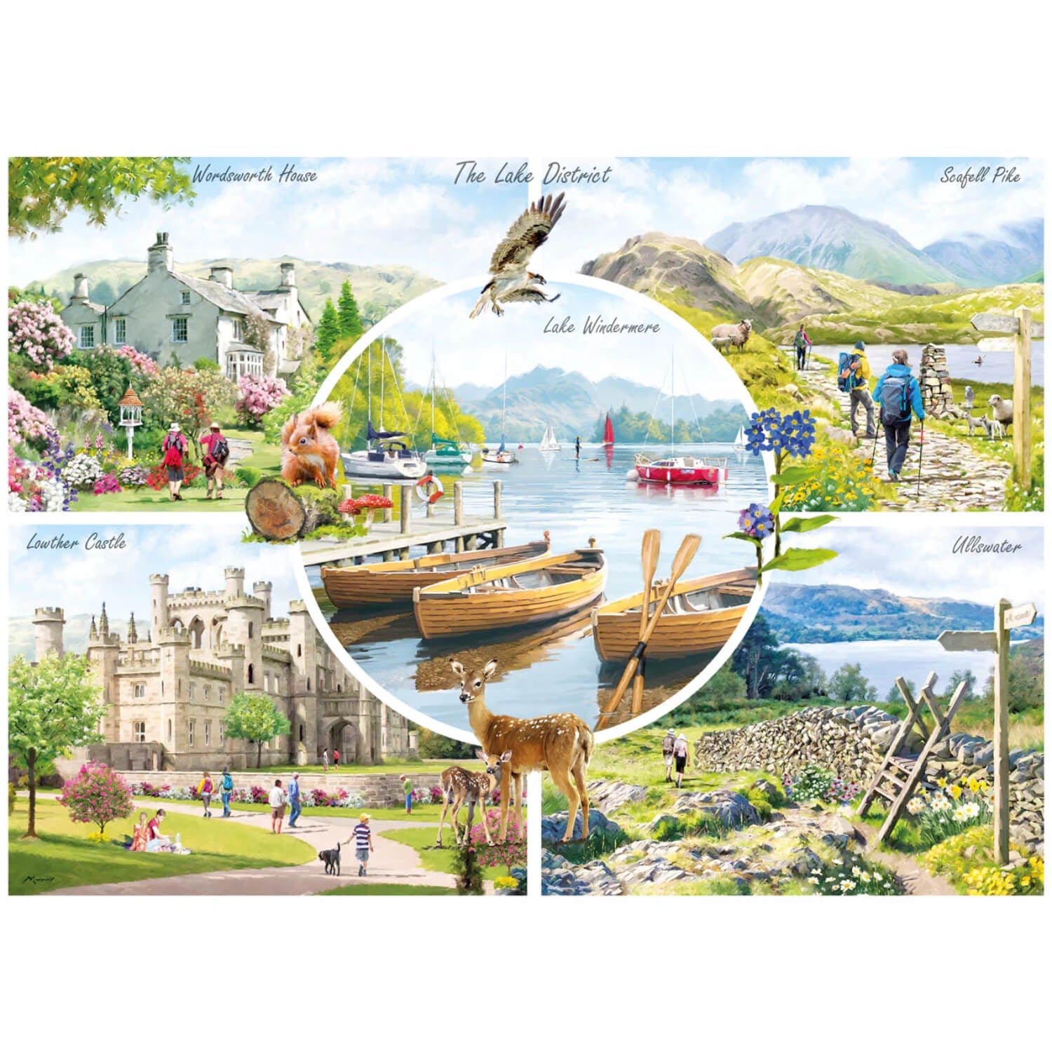 Buy Gibsons | 1000 Piece Jigsaw Puzzle - The Lake District – Potters ...