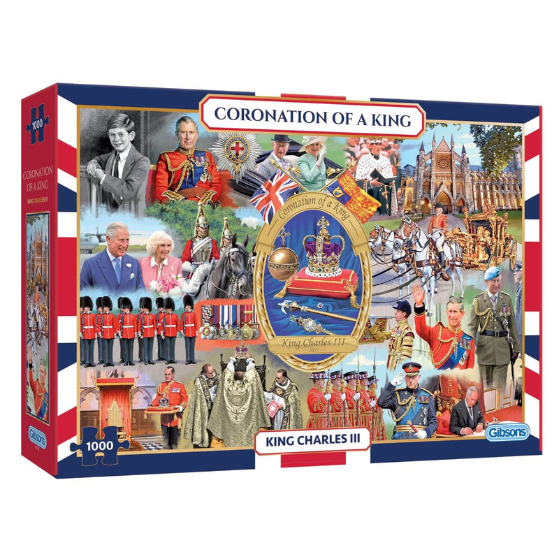 Gibsons 1000 Piece Jigsaw Puzzle - Coronation Of A King