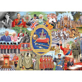 Gibsons 1000 Piece Jigsaw Puzzle - Coronation Of A King