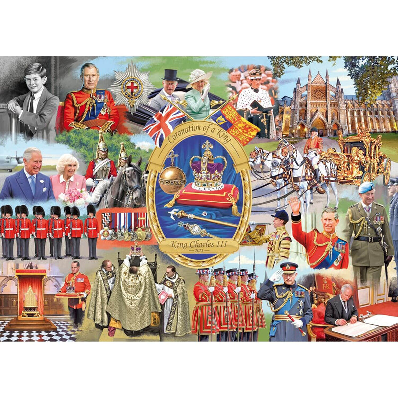 Gibsons 1000 Piece Jigsaw Puzzle - Coronation Of A King