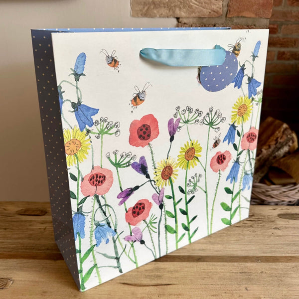 Alex Clark Medium Gift Bag - Flowers