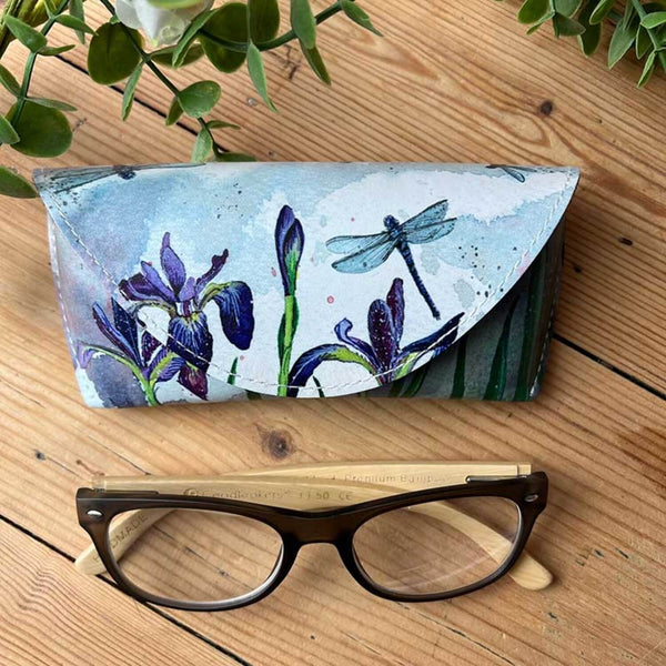 Alex Clark Spectacle Case - Dragonflies