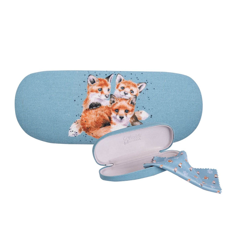Wrendale Designs by Hannah Dale Glasses Case - Snug As A Cub - Fox