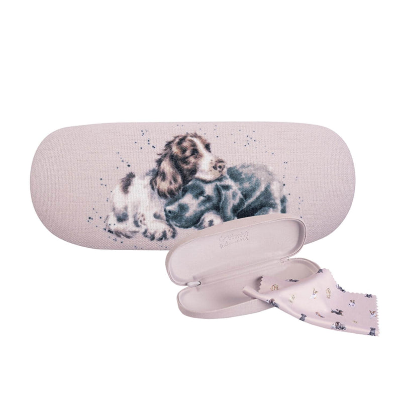 Wrendale Designs by Hannah Dale Glasses Case - Growing Old Together - Spaniel & Labrador