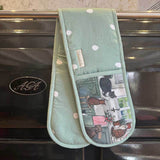 Alex Clark 100% Cotton Double Oven Glove - Cats In The Kitchen