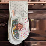 Alex Clark 100% Cotton Double Oven Glove - Bramble