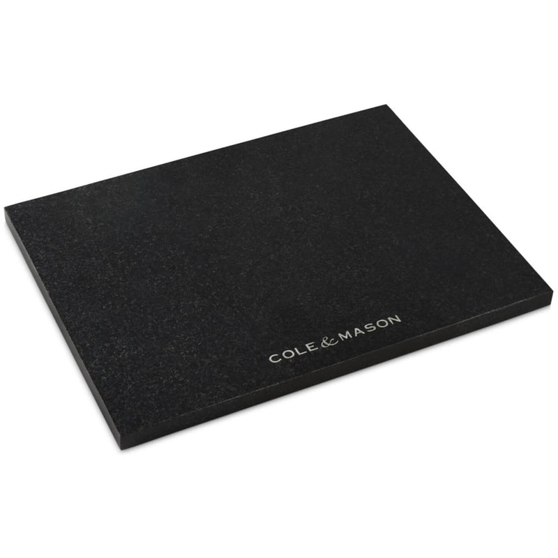 Cole & Mason Abingdon 30cm x 40cm Polished Granite Worktop Protector - Black