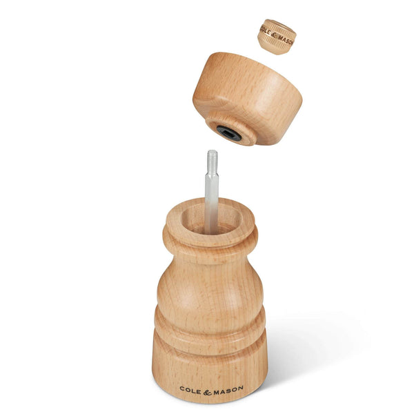 Cole & Mason London 13cm Beech Wood Pepper Mill - Natural Beech