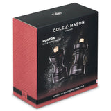 Cole & Mason Hoxton 10.4cm Beech Wood Salt & Pepper Mill Gift Set - Dark Chocolate