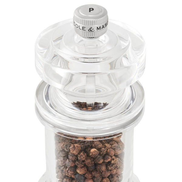 Cole & Mason 605 14.4cm Acrylic Pepper Mill