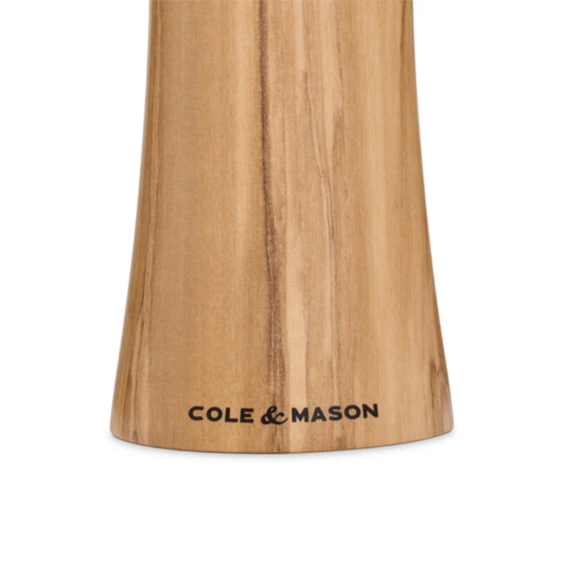 Cole & Mason Bromley 15cm Olive Wood Salt Mill