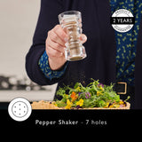 Cole & Mason London 13cm Acrylic Salt & Pepper Shaker Set