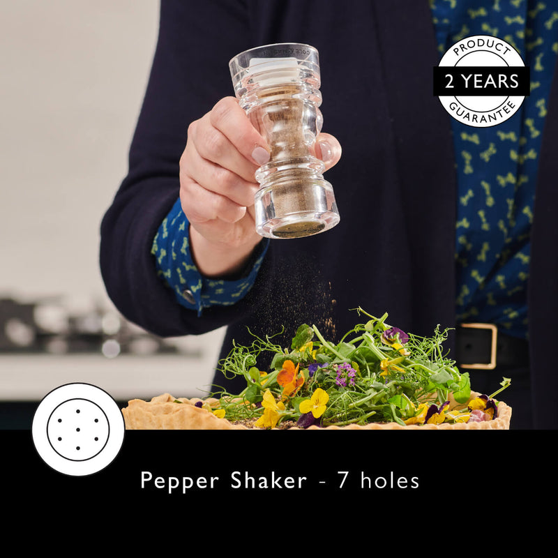 Cole & Mason London 13cm Acrylic Salt & Pepper Shaker Set