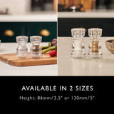 Cole & Mason London 13cm Acrylic Salt & Pepper Shaker Set