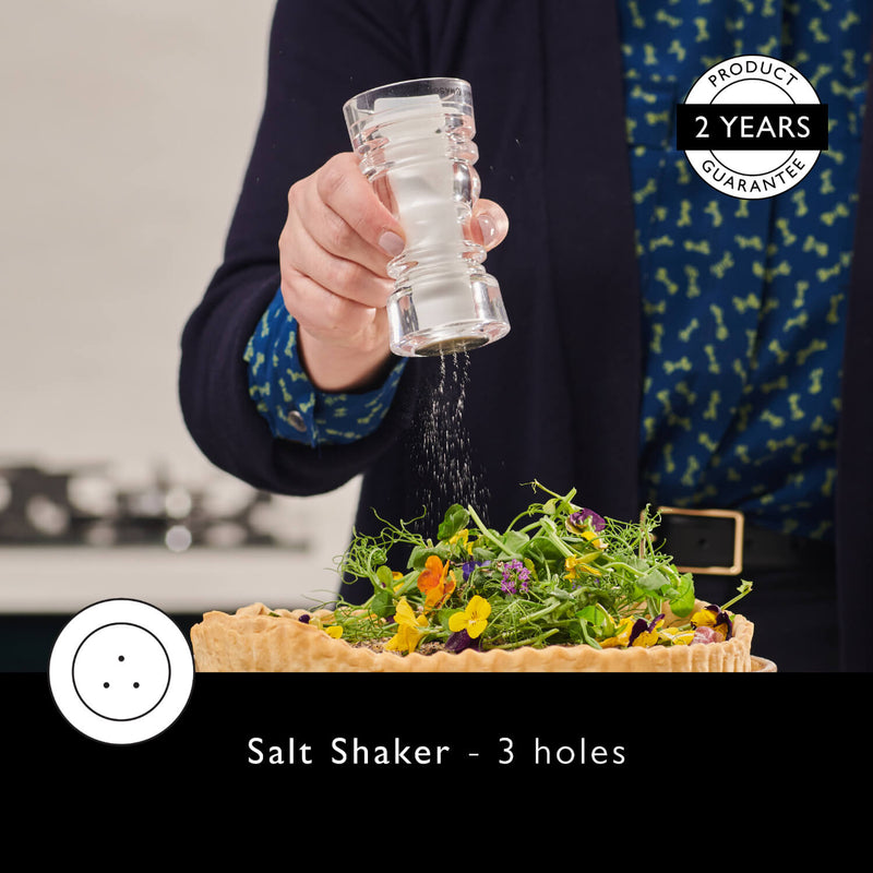 Cole & Mason London 13cm Acrylic Salt Shaker & Pepper Mill Set