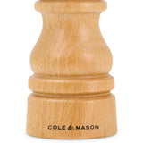 Cole & Mason London 13cm Beech Wood Salt Shaker & Pepper Mill Set - Natural