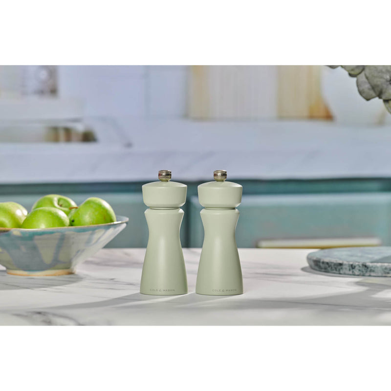 Cole & Mason Kenton 15cm Salt & Pepper Mill - Sage