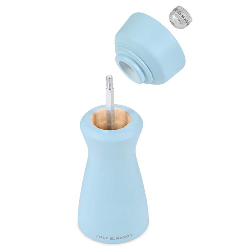 Cole & Mason Kenton 15cm Salt & Pepper Mill - Blue Salt