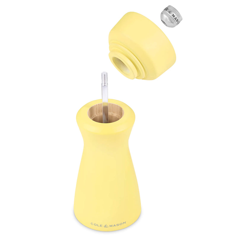 Cole & Mason Kenton 15cm Salt & Pepper Mill - Turmeric