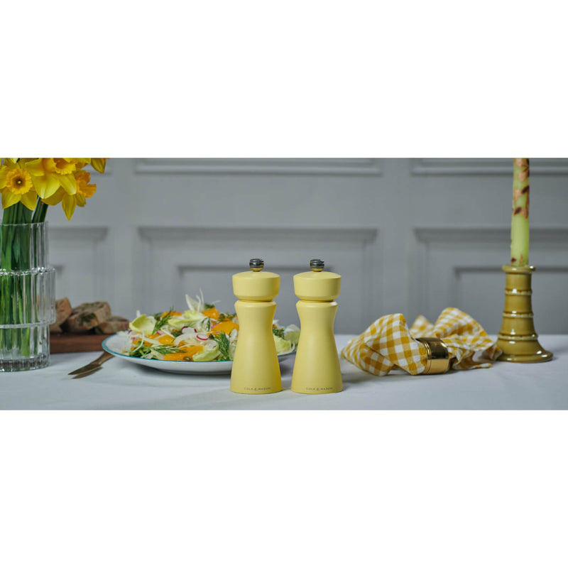 Cole & Mason Kenton 15cm Salt & Pepper Mill - Turmeric