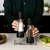 Cole & Mason Derwent Acrylic Salt & Pepper Mill Set - Matt Black