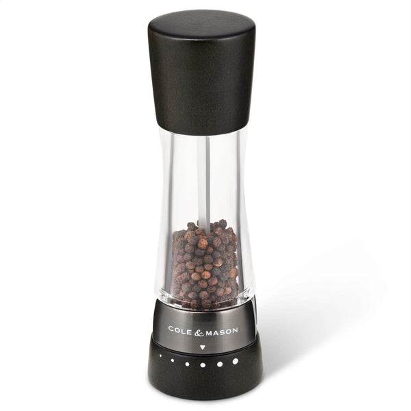 Cole & Mason Derwent Black Wood 19cm Pepper Mill