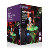 Premier Magical Foggy Cauldron With Skeleton & Levitating Bottle