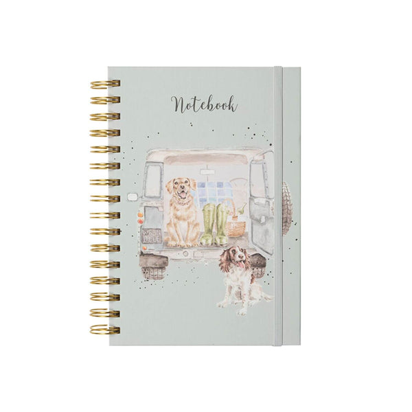 Wrendale Designs by Hannah Dale A5 Notebook - Paws For A Picnic - Labrador & Spaniel