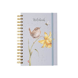 Wrendale Designs by Hannah Dale A5 Notebook - The Birds & The Bees - Wren