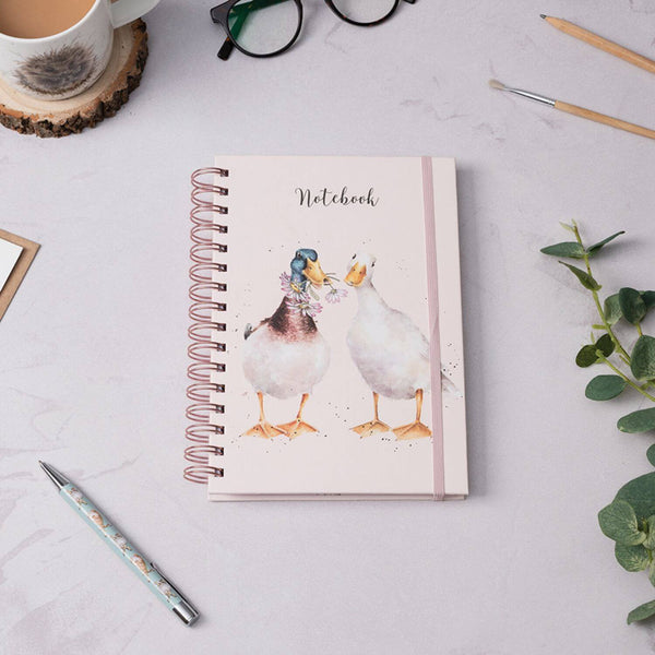 Wrendale Designs by Hannah Dale A5 Notebook - Not A Daisy Goes By - Ducks