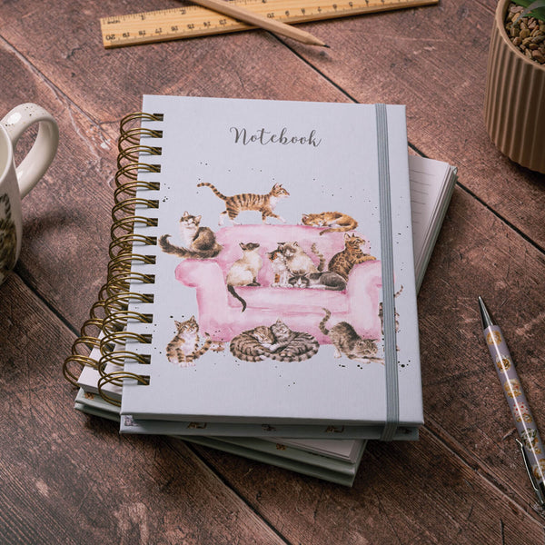 Wrendale Designs by Hannah Dale A5 Notebook - Cattitude