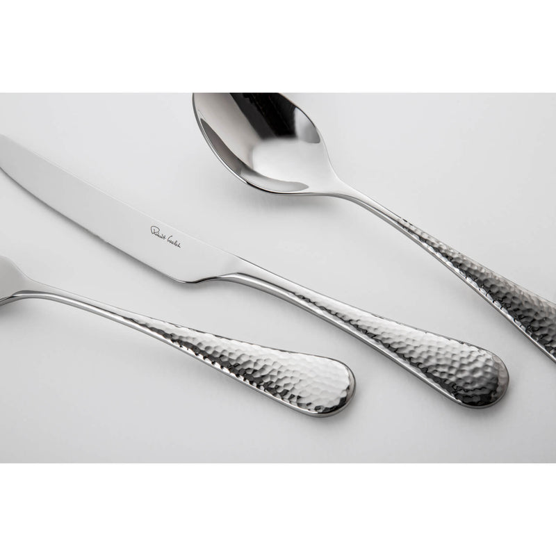 Robert Welch Honeybourne Bright 42-Piece Stainless Steel Cutlery Set with 4 Free Steak Knives