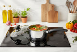 Judge Essentials 16cm Stainless Steel Saucepan With Lid - 1 Litre