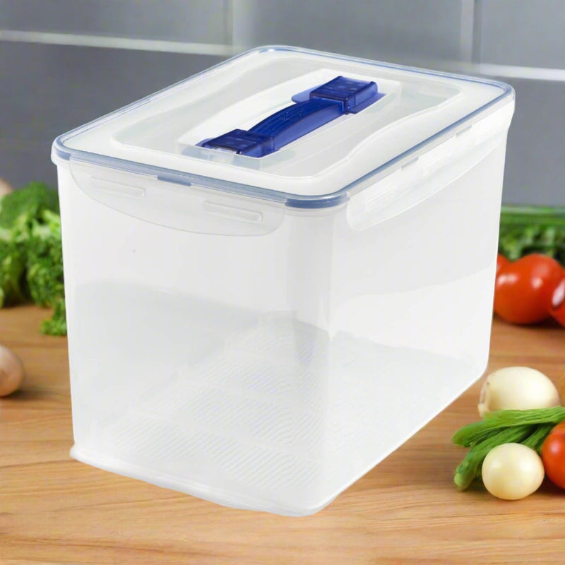LocknLock Classic Rectangular Food Container With Handle - 12 Litre
