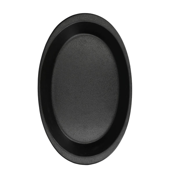 Maxwell & Williams Caviar 35cm Stoneware Oval Baker - Black