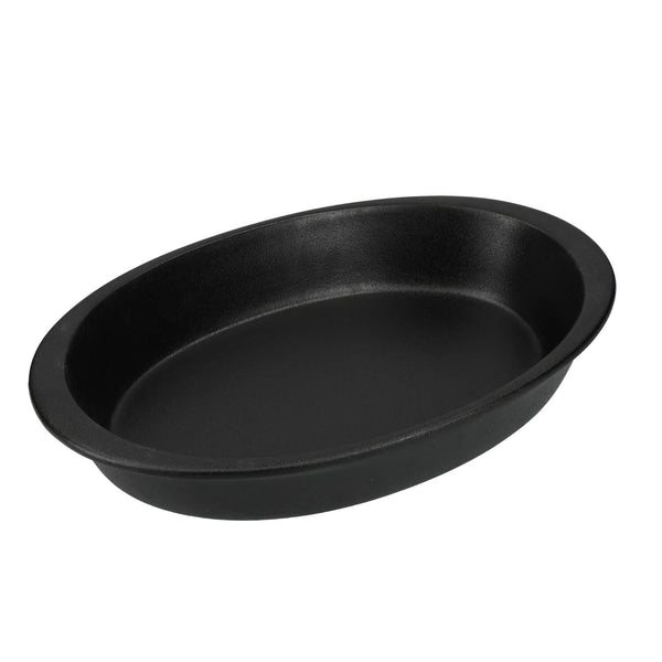 Maxwell & Williams Caviar 35cm Stoneware Oval Baker - Black