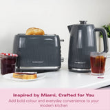 Hamilton Beach Miami 1.7L Kettle - Charcoal