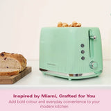 Hamilton Beach Miami 2 Slice Toaster - Mojito Mint