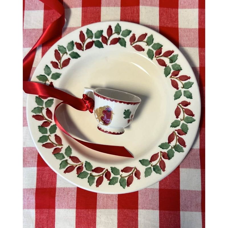 Emma Bridgewater Christmas Joy Tiny Teacup - Gift Boxed