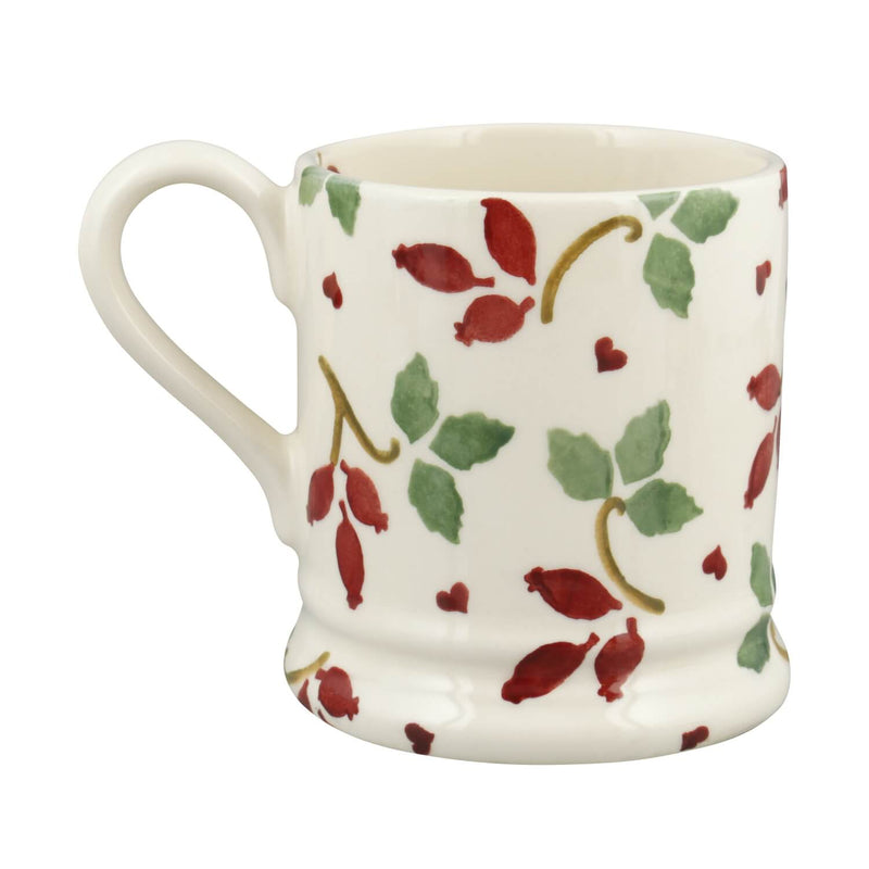 Emma Bridgewater Christmas Folk Rosehip Half Pint Mug - Mum