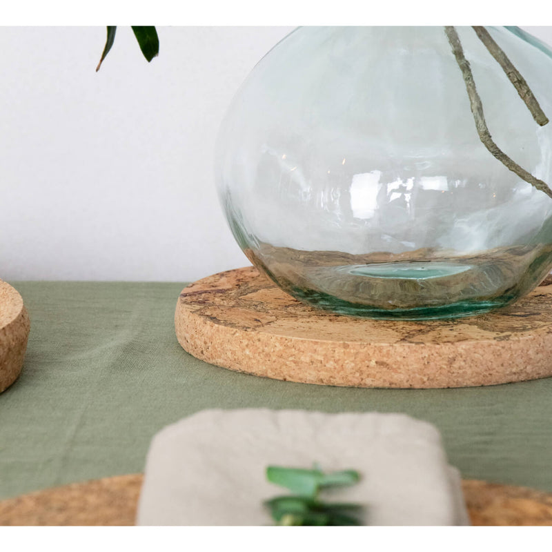 Liga Natural Round Cork Trivet - Small