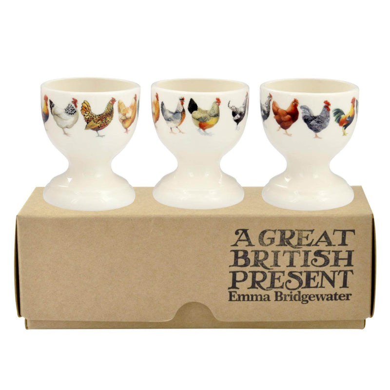 Emma Bridgewater Set of 3 Egg Cups - Rise & Shine