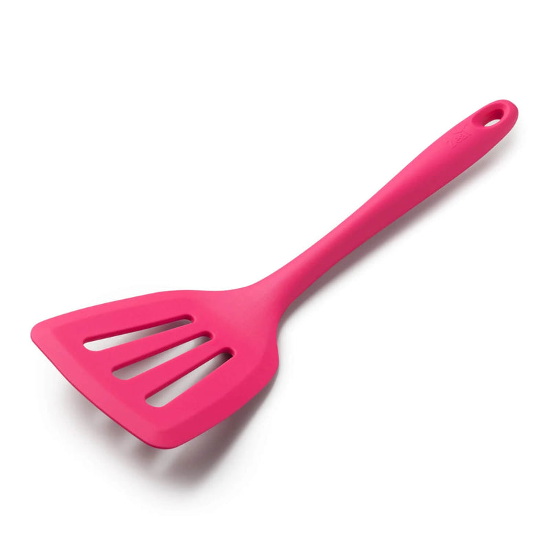 Zeal Silicone Flexible 30cm Slotted Turner - Neon Pink