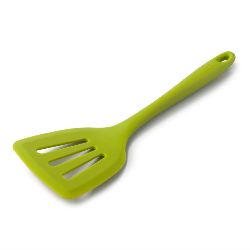 Zeal Silicone Flexible 30cm Slotted Turner - Neon Lime