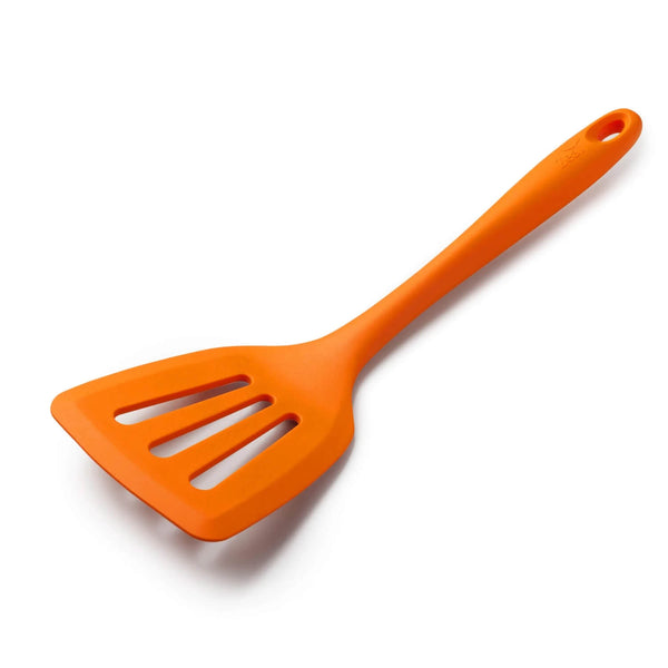 Zeal Silicone Flexible 30cm Slotted Turner - Neon Orange