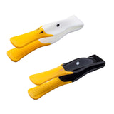 Zeal Silicone Duck Toast Tongs - Black & White
